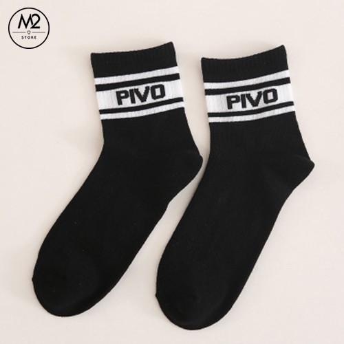 Combo 5 Đôi Vớ Tất Nam Nữ Cổ Cao Năng Động Sixman 100% cotton (TN08-H2)