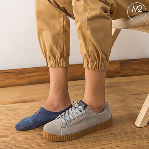 Combo 5 Đôi Vớ Tất Lười Nam In Họa Tiết Phong Cách Hàn Quốc (Có Chống Trượt) TL03