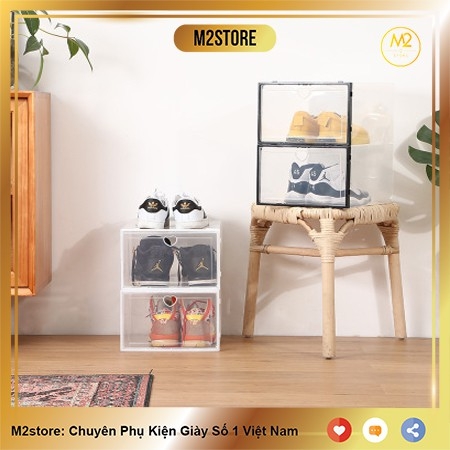 Hộp đựng giày cao cấp nhựa PP có khả năng chống bụi bẩn tốt HDG05