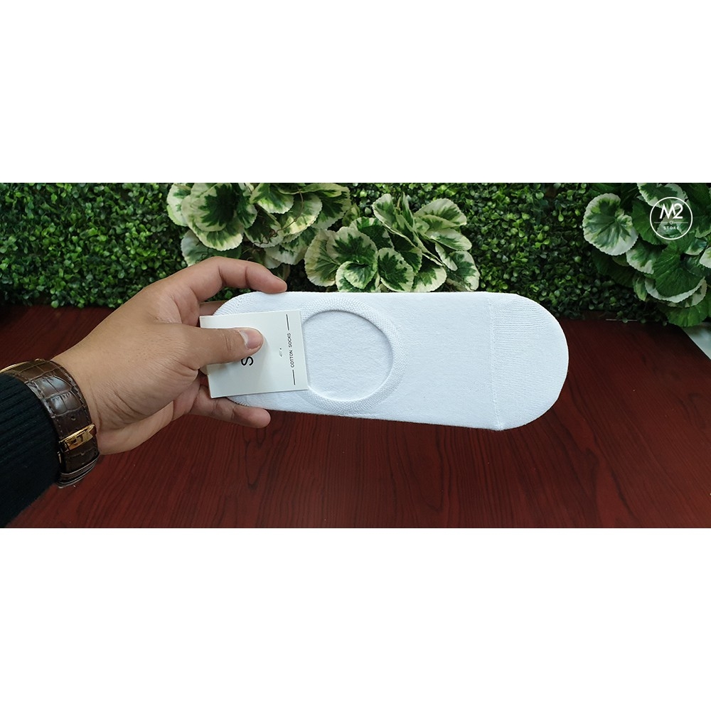 Combo 5 Đôi(100K) Tất Vớ nam nữ không cổ Hàn Quốc kiểu Tất Lười Chống Thối XIMO  - TL01