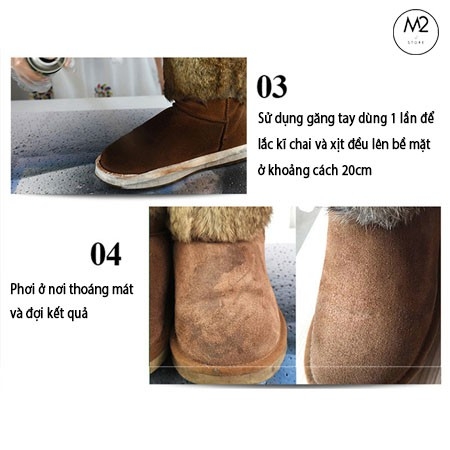 Chai Xịt Phục Hồi Màu Và Bảo Dưỡng Dành Cho Da Lộn Cao Cấp XDG100