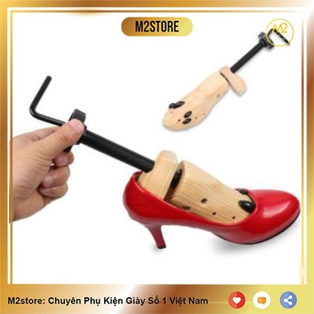 Dụng cụ làm giãn giày XIMO có thể điều chỉnh được chất liệu gỗ (PKG08)
