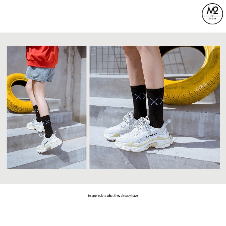 Tất Vớ Nam Nữ Cao Cổ Phong Cách Hàn Quốc X Cao Cấp XIMO (TN17-H1)