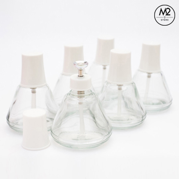 Bình thủy tinh lấy nước đánh bóng giày Saphir 180ml