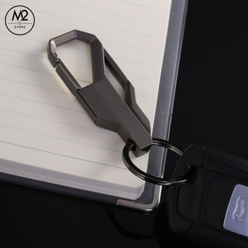 Móc khóa xe máy ô tô đẹp chất liệu inox chốt cài lưng quần thời trang Ximo MK02-A5