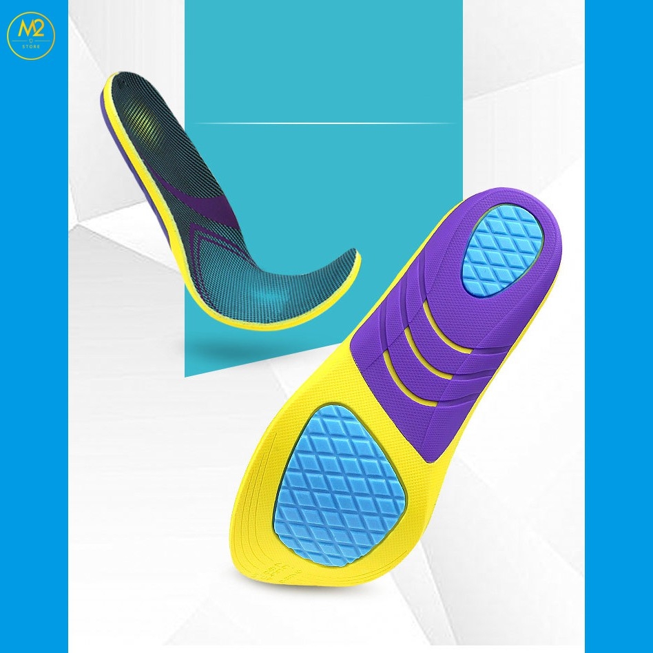 Lót giày thể thao cao cấp êm chân giảm hấp thụ lực tốt cho gam chân (LGYK07)