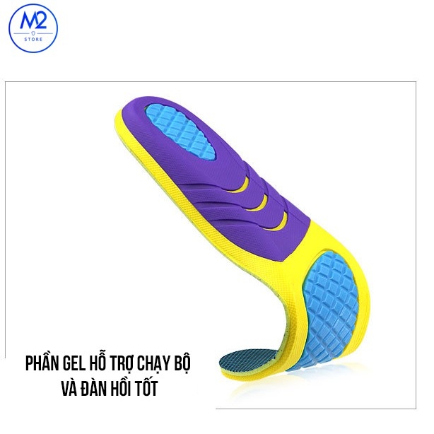 Lót giày thể thao cao cấp êm chân giảm hấp thụ lực tốt cho gam chân (LGYK07)