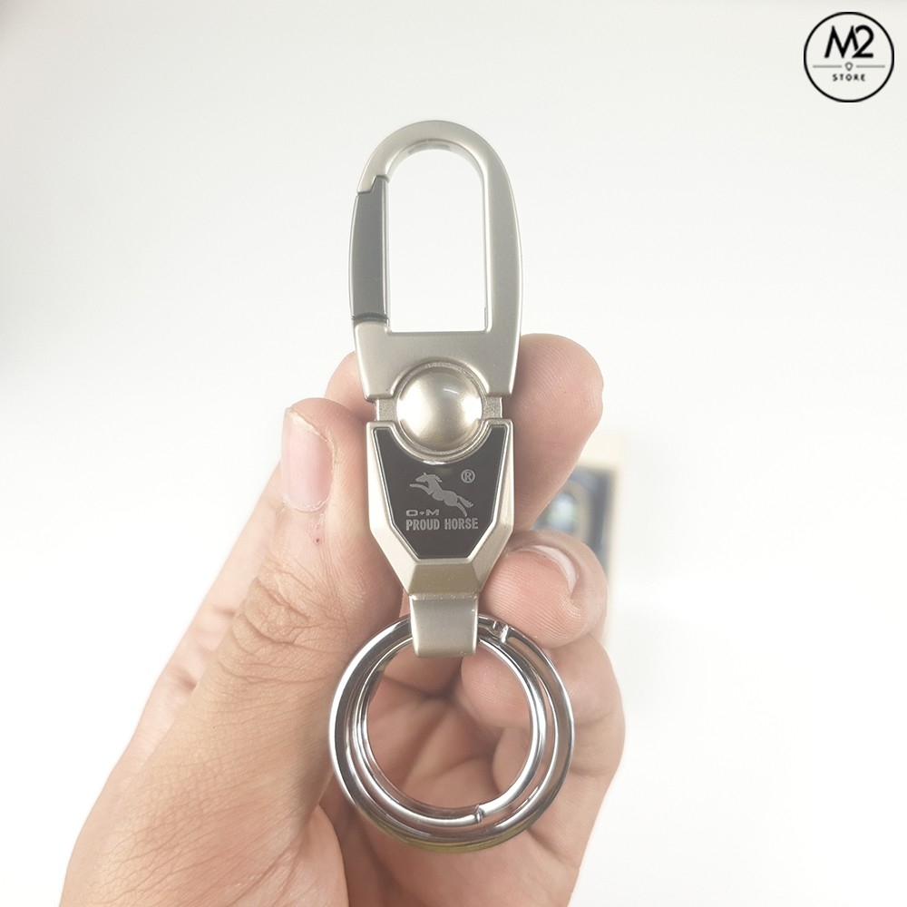 Móc khoá xe máy ô tô đẹp nam tính có phong cách lịch lãm sang trọng Proud Horse cao cấp MK06-A5