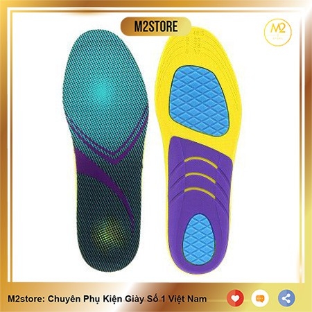 Lót giày thể thao cao cấp êm chân giảm hấp thụ lực tốt cho gam chân (LGYK07)