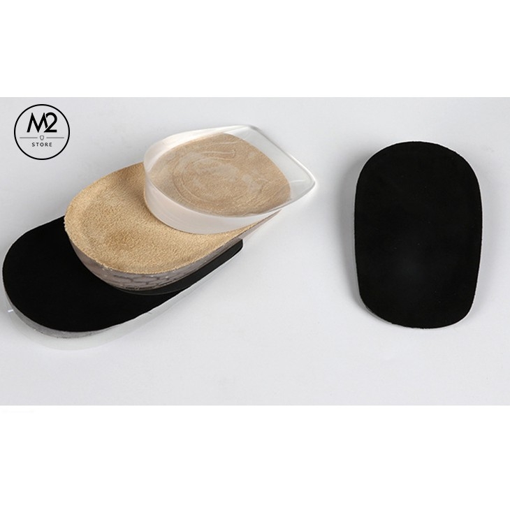 Lót giày tăng chiều cao silicon êm chân tích hợp keo bám đế L12 chính hãng