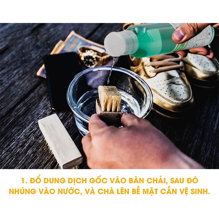 Chai Dung Dịch Vệ Sinh Giày Làm Sạch Chuyên Sâu Sneaker Prenium XIMO XI05-120ml