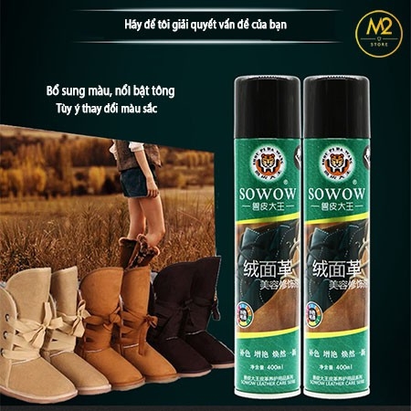 Chai Xịt Phục Hồi Màu Và Bảo Dưỡng Dành Cho Da Lộn Cao Cấp XDG100