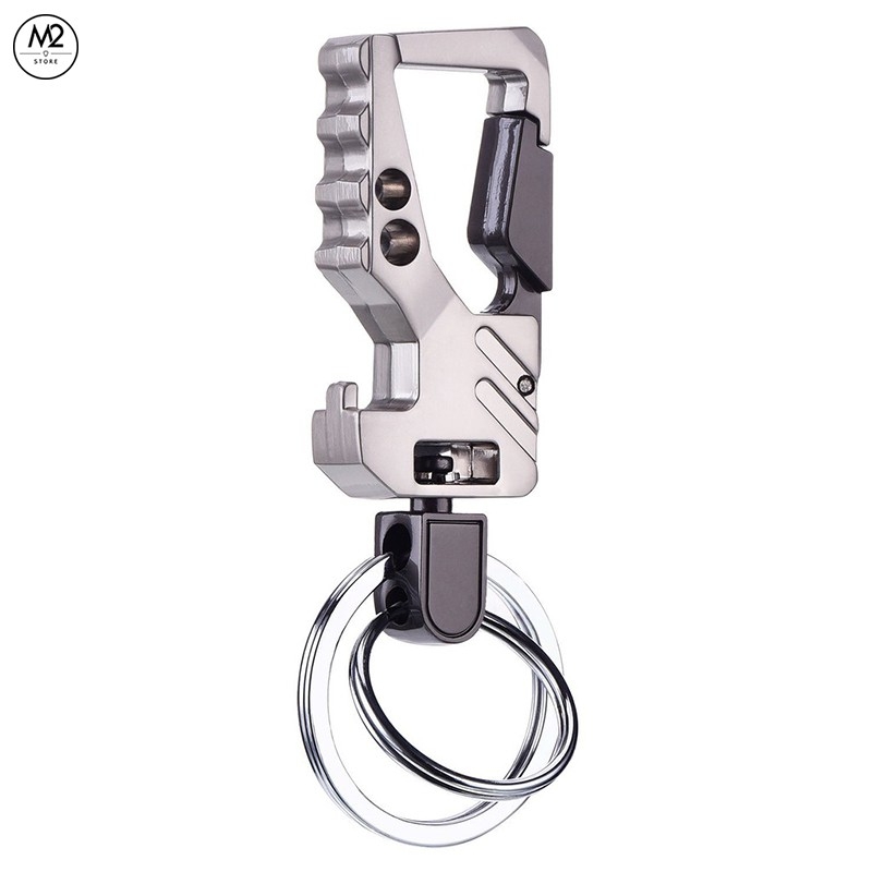 Móc khoá xe máy ô tô đẹp Proud Horse đeo đĩa quần inox cao cấp sang trọng, lịch lãm MK05-A5