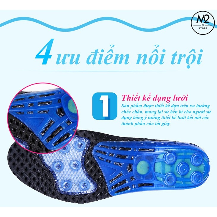 Lót giày thể thao êm chân khử mùi tăng 1 Size LGTT04