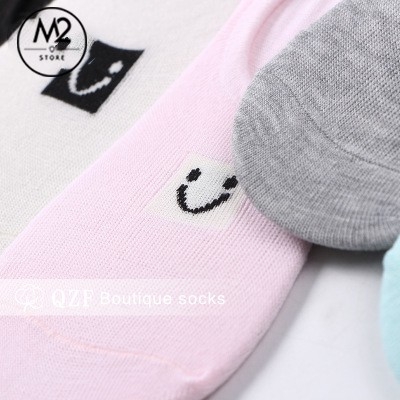 Set 5 Đôi Vớ Tất Lười Nữ Mặt Cười TNG30