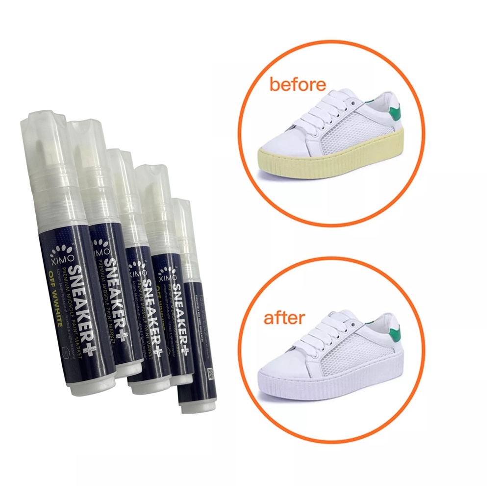 Bút Repaint đế giày tẩy trắng, sơn trắng làm mới phục hồi giày Ximo Midsole Paint Pen XI23 15ml-XMK2-2-78