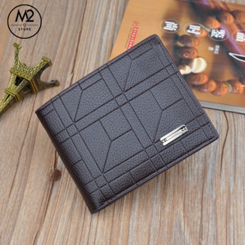 Bóp ví nam ngang da PU Retro XIMO thời trang siêu mỏng hàn quốc (VNN14)-A1
