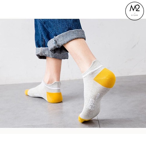 Combo 5 Đôi Tất Vớ Nam Cổ Ngắn Phong Cách Thể Thao Năng Động TN29