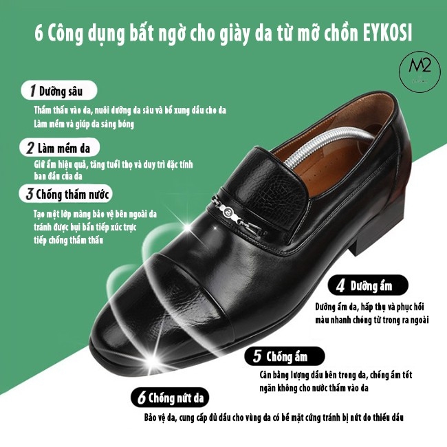 Mỡ Chồn Bản Đặc Biệt Chuyên Bảo Dưỡng, Chăm Sóc, Đánh Bóng, Làm Sạch Đồ Da Mink Oil Eykosi Cho Đồ Da XDG102