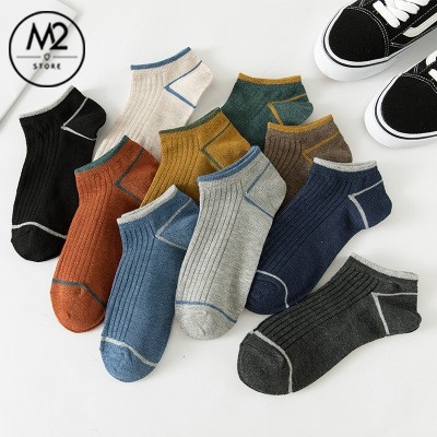 COMBO 10 đôi Tất vớ nam cổ ngắn đẹp, thấm hút mồ hôi, thời trang Hàn Quốc TN26-H3