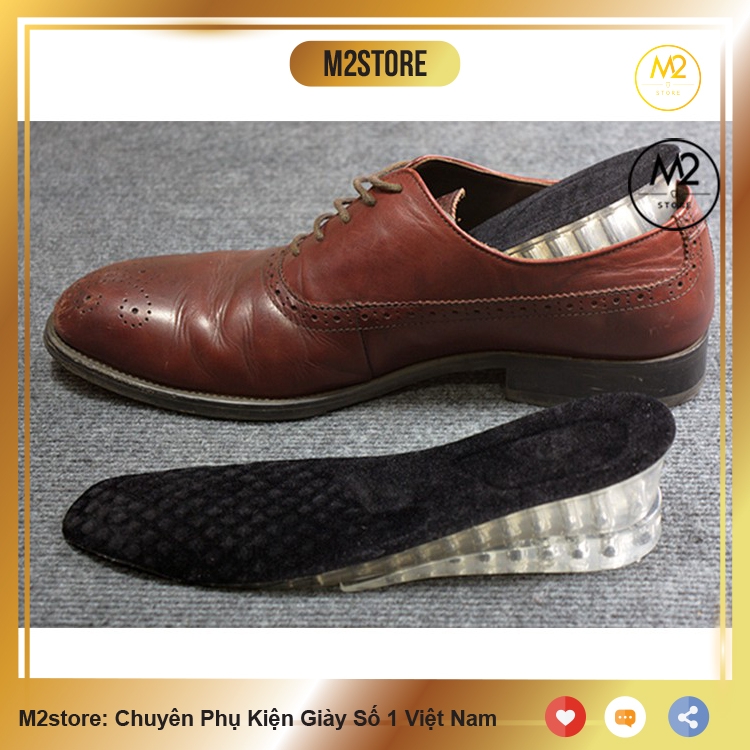 Lót giày tăng chiều cao silicon cả bàn loại L3-A16(5cm - 2 nấc) - Size nam