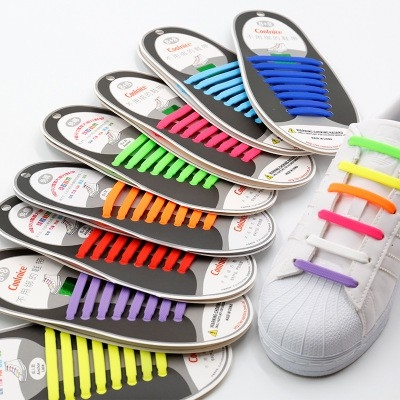 Dây giày cao su silicon đàn hồi buộc giày thông minh Goodmice Bộ 16 dây Chammart XIMO DGTM01-C8