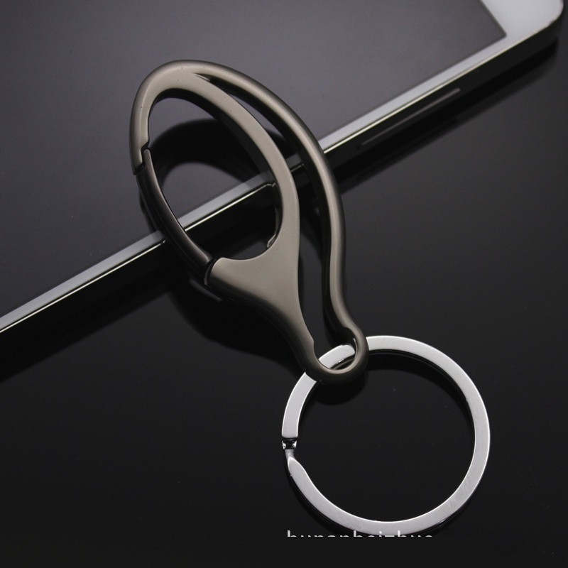 Móc chìa khoá xe máy ô tô đẹp Proud Horse có chốt gài thắt lưng thời trang chất liệu inox cao cấp MK09-A5