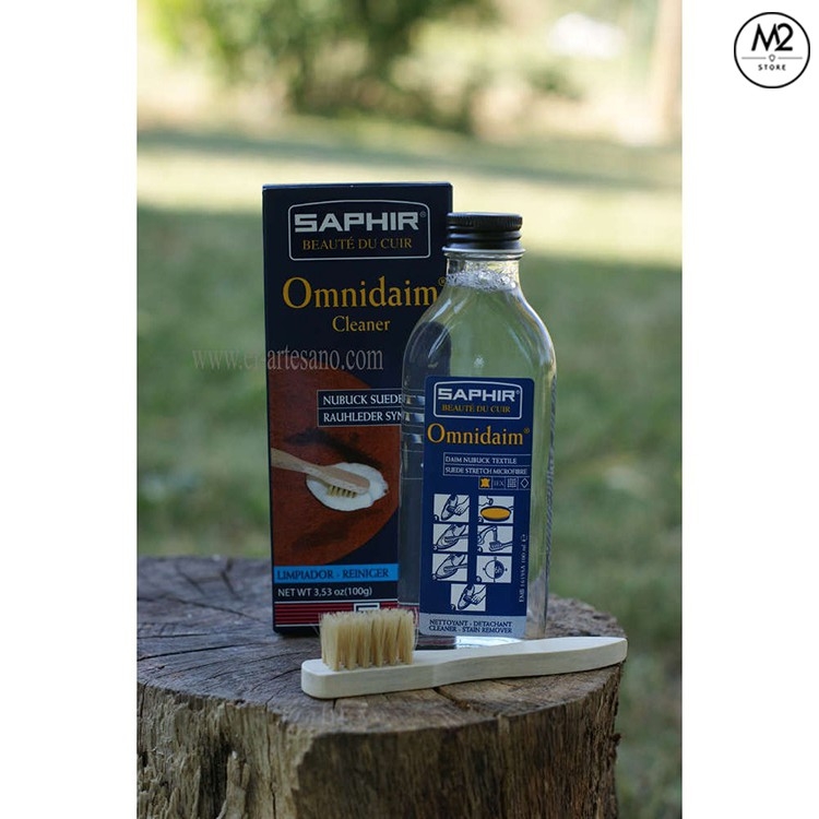 Dung dịch làm sạch giày da lộn, nubuck Omnidaim Saphir (XDG20)