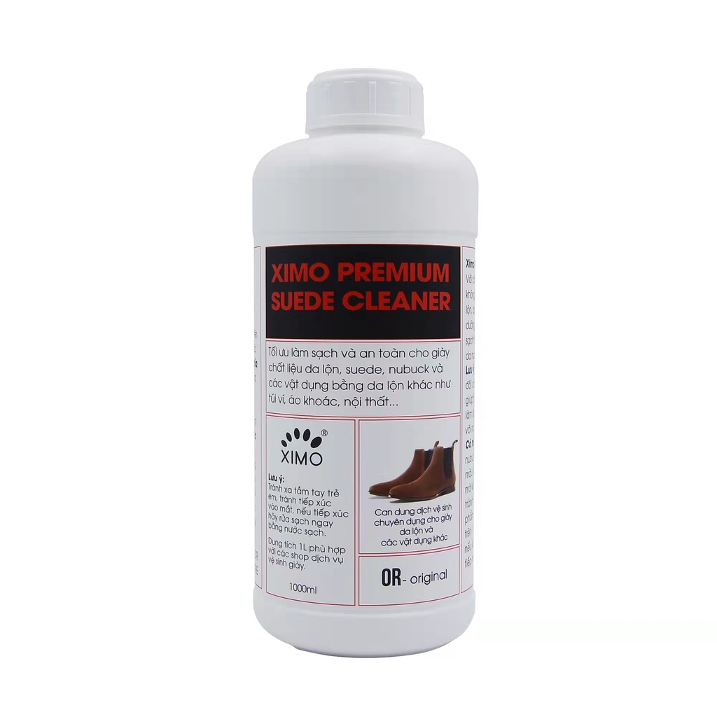 Can Dung Dịch Vệ Sinh Giày XIMO Prenium Total Cleaner 1000ml - Chuyên cho các đại lý giặt giày