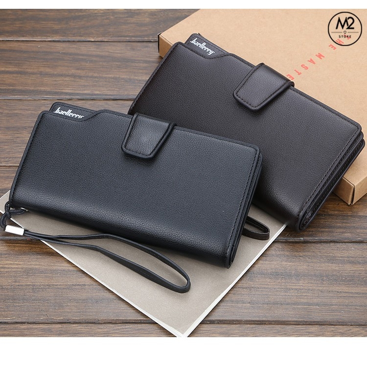 Bóp ví nam dài đẹp Baellerry cao cấp Hàn Quốc, sang trọng, lịch lãm (VND08-A1)