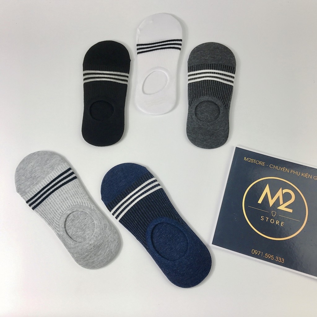 Tất Đi Giày Lười, Vớ Lười Nam Nữ Cao Cấp Siêu Đẹp (Chống trượt gót) (TL02-G4)