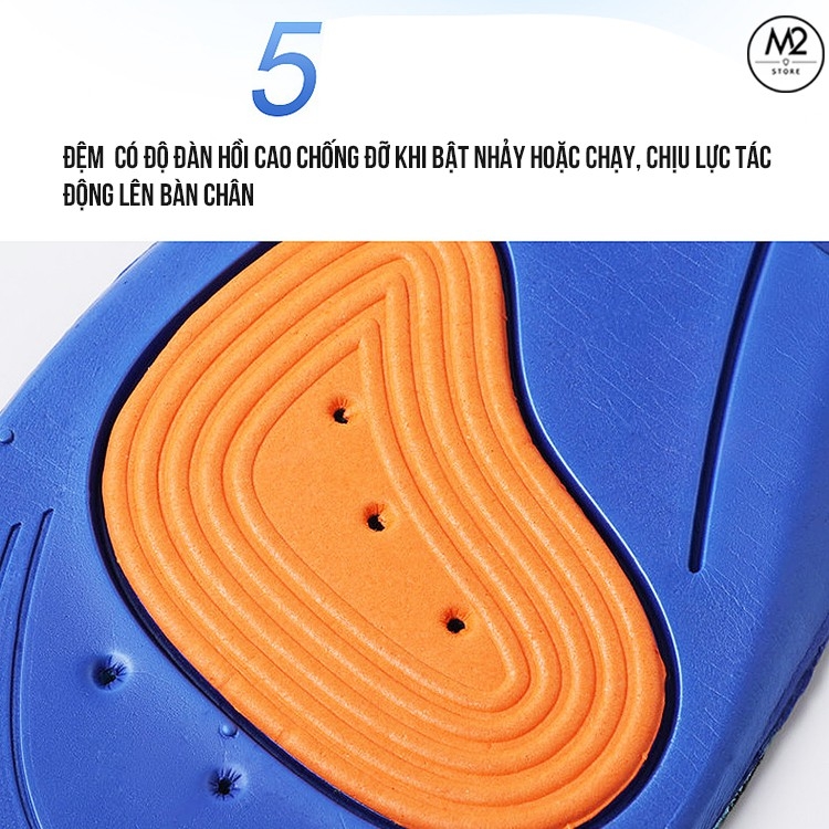 Lót giày thể thao êm chân, thoáng khí, thấm hút mồ hôi, chống sốc LGTT16-C3