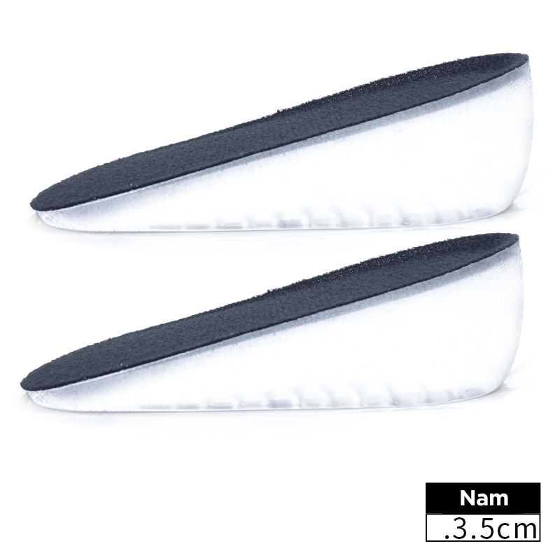 Lót giày tăng chiều cao silicon êm chân tích hợp keo bám đế L12 chính hãng