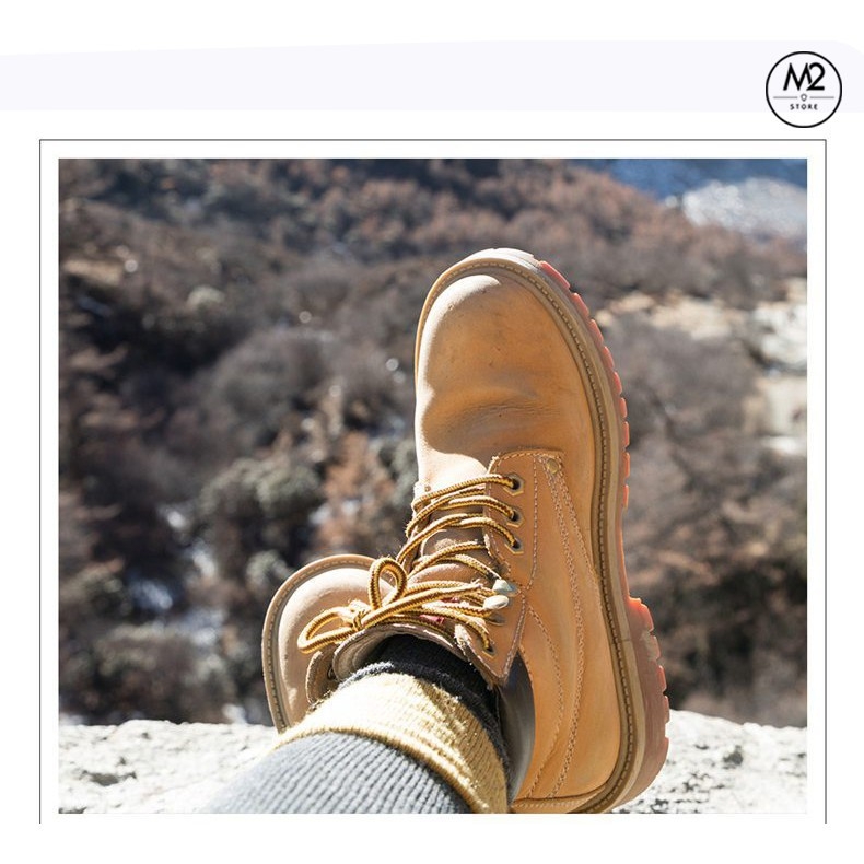 Dây giày Timberland, cao cổ, boot phong cách, lịch lãm thời trang 1m4 (DG06)