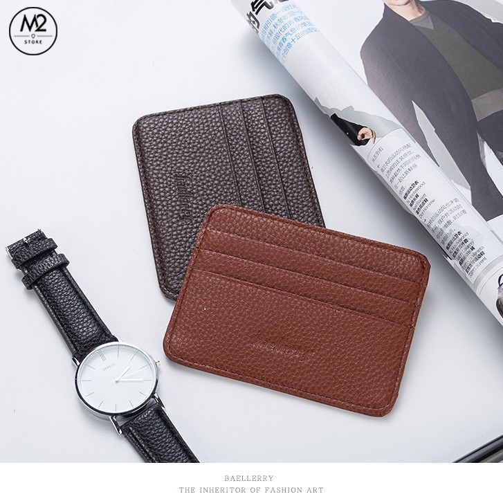 Ví nam mini đựng thẻ card Baellerry cao cấp (VNC01)