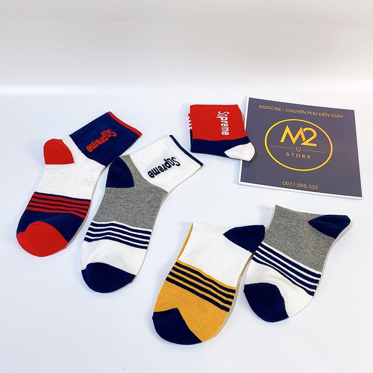 COMBO 5 đôi Tất vớ nam cổ cao phong cách Âu Mỹ siêu đẹp, thời trang TN20-H3