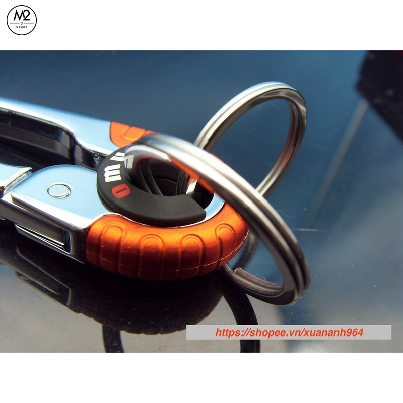 Móc khoá xe máy ô tô đẹp Thái Lan OMUDA cao cấp inox sang trọng lịch lãm MK08-A5