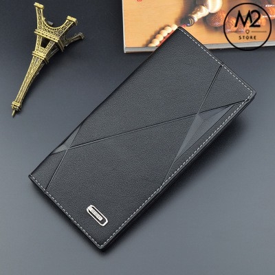 Bóp Ví dài nam nữ cầm tay nhiều ngăn đựng có ngăn kéo ví da mềm dập nổi cao cấp Hàn Quốc VND14