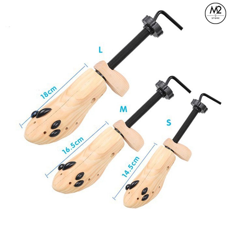 Dụng cụ làm giãn giày XIMO có thể điều chỉnh được chất liệu gỗ (PKG08)