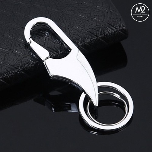 Móc khóa xe máy ô tô đẹp chất liệu inox chốt cài lưng quần thời trang Ximo MK02-A5