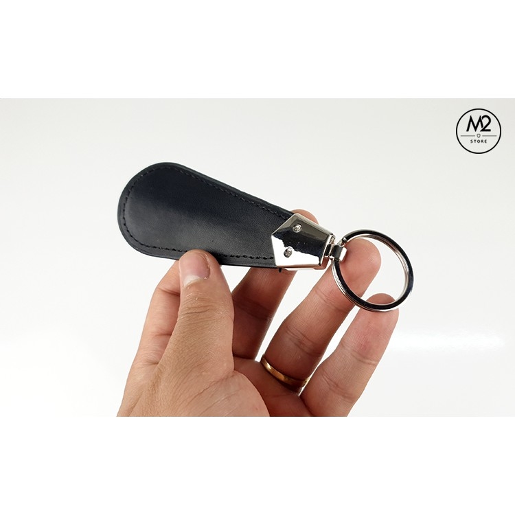 Đón gót giày thép bọc da cao cấp treo chìa khóa (DGG09)