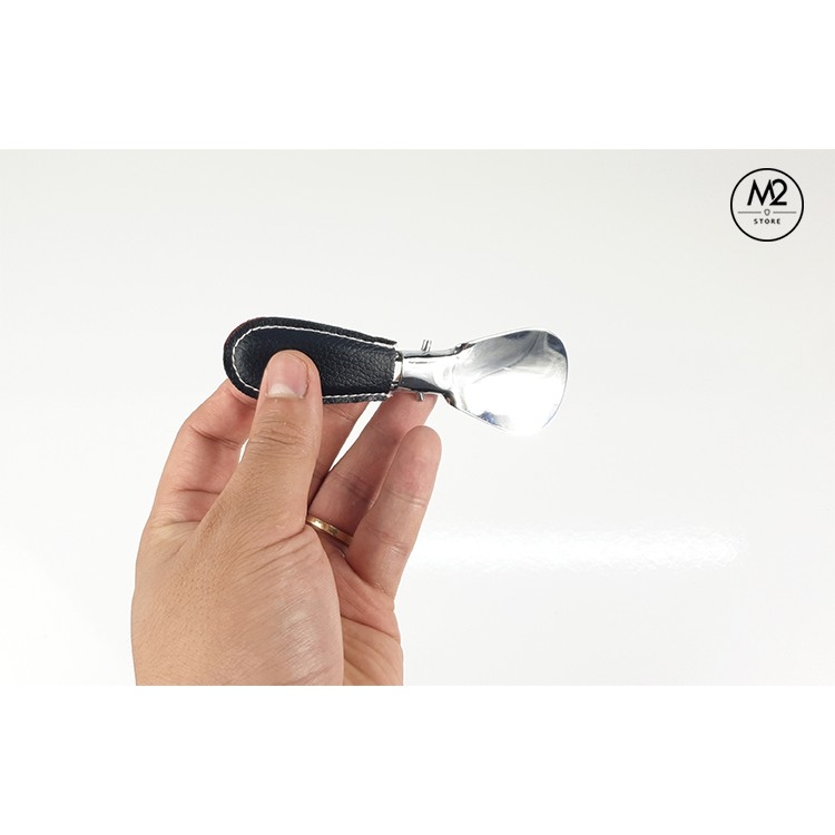 Đón gót giày thép bóng không gỉ bọc da (DGG06)-XMK2-2-10