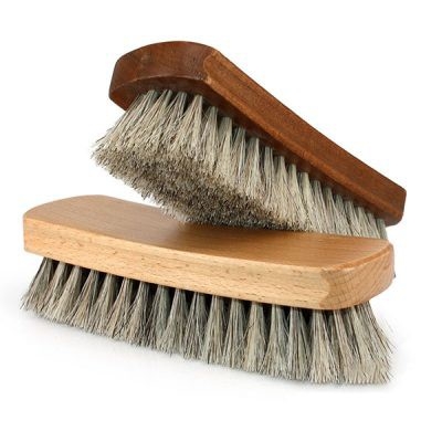 Bàn chải lông ngựa đánh giày Horsehair cao cấp cỗ lớn (BCDG02-A7)