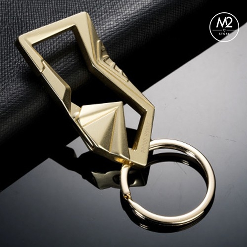 Móc khóa xe máy ô tô đẹp Proud Horse chất liệu inox chốt cài lưng quần thời trang, lịch lãm, phong cách MK14-A5