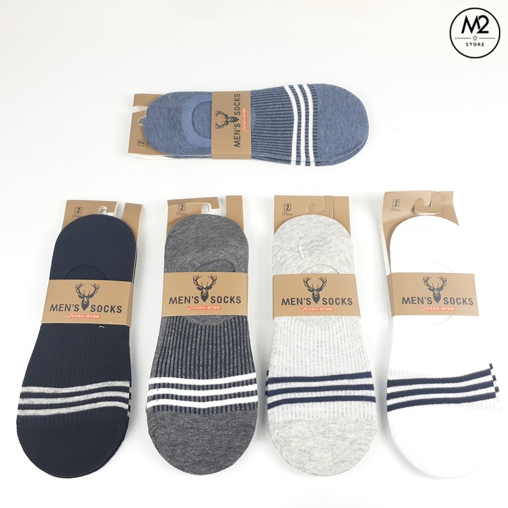 Tất Đi Giày Lười, Vớ Lười Nam Nữ Cao Cấp Siêu Đẹp (Chống trượt gót) (TL02-G4)