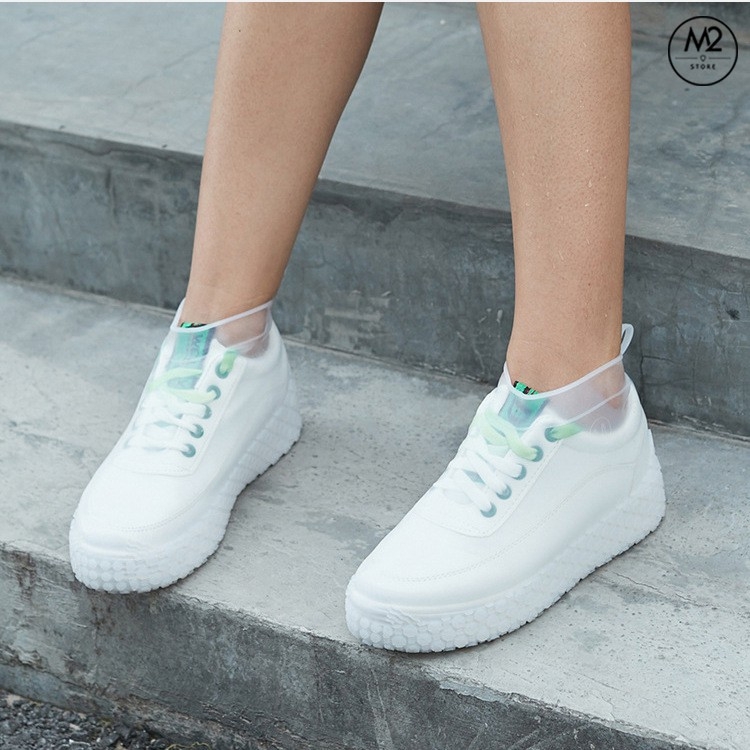 Bọc giày đi mưa Silicon siêu đàn hồi cao cấp, có đế chống trượt ( Loại cao cấp ) BGDM02