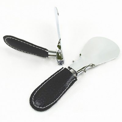 Đón gót giày thép bóng không gỉ bọc da (DGG06)-XMK2-2-10