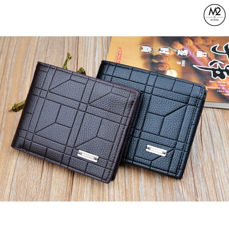 Bóp ví nam ngang da PU Retro XIMO thời trang siêu mỏng hàn quốc (VNN14)-A1