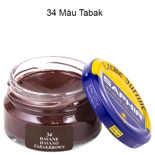 Kem dưỡng da giày Cream Surfine Saphir 50ml (XDG07)