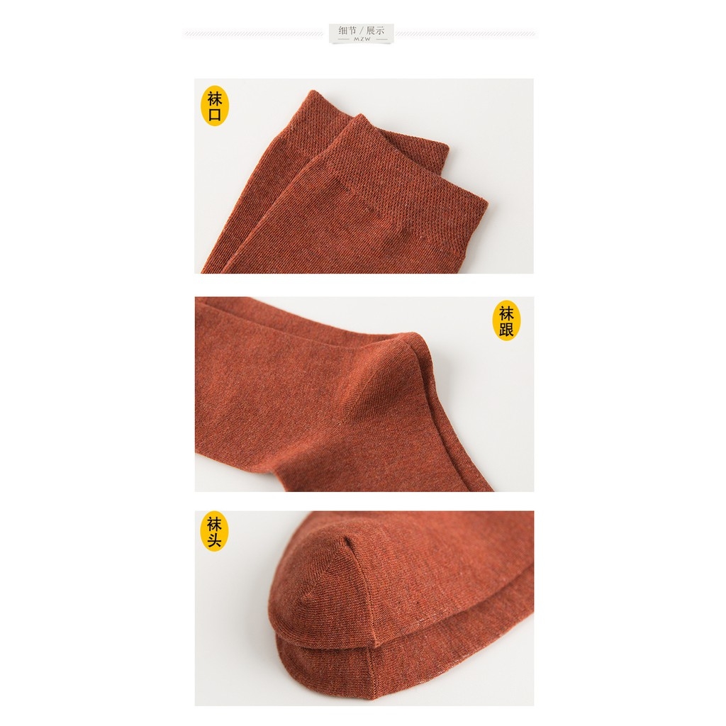 COMBO 10 đôi Tất vớ nam đẹp cổ cao Hàn Quốc thời trang 100% cotton TN21-H3